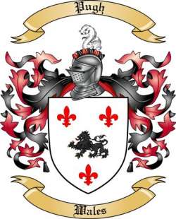 Pugh Family Coat of Arms $ctr