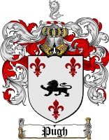 Pugh Family Coat of Arms $ctr